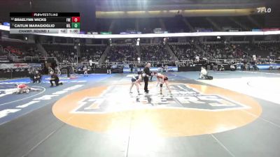 126 lbs Champ. Round 1 - Caitlin Maragioglio, Bellport-11 vs Braelynn Wicks, Fredonia-6
