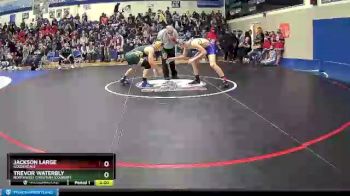 170 lbs Champ. Round 1 - Trevor Waterbly, Northwest Christian (Colbert) vs Jackson Large, Goldendale