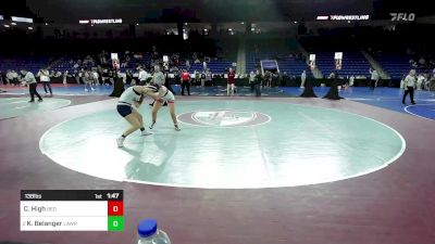 138 lbs Semifinal - Carly High, Bedford vs Katelyn Belanger, Lawrence