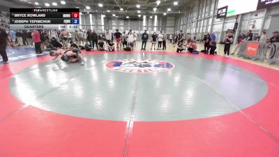 157 lbs Quarters - Bryce Rowland, Mat Demon Wrestling Club vs Joseph Yefimchuk, Fitness Quest Wrestling Club