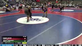4A 195 lbs Quarterfinal - Brent Gwatney, Shiloh Christian vs Avery Wood, Valley View