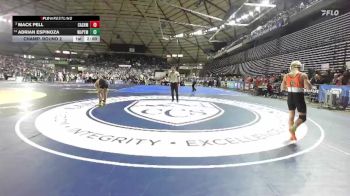 Boys 1A 126 lbs Champ. Round 2 - Mack Pell, Cashmere vs Adrian Espinoza, Wapato