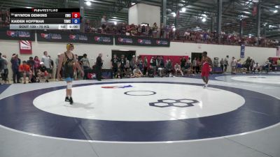 70 kg Champ. Rd Of 128 - Wynton Denkins, Cavalier Wrestling Club vs Kaiden Hoffman, Tiger Den Wrestling Club