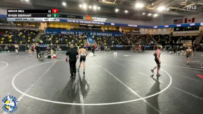 132 lbs Prelim - Ryker Eberhart, Waverly-Shell Rock vs Brock Bell, Iowa City, Liberty