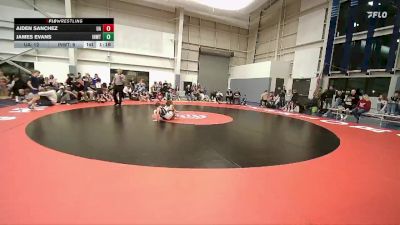 63 lbs Finals (8 Team) - Aiden Sanchez, Allstar vs James Evans, INWTC