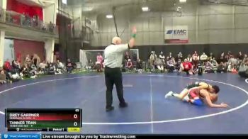85 lbs Semis & 1st Wrestleback (8 Team) - Drey Gardner, Nebraska Silver vs Tanner Tran, Tennessee Red