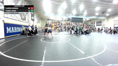 215 lbs Cons. Semi - Chris Lopez, La Quinta vs Aaron Heirigs, Santa Monica