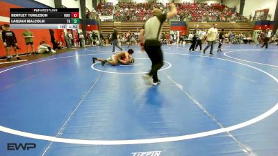 155 lbs Round Of 16 - Bentley Tumleson, Fort Gibson vs Laquan Malcolm, Tulsa Union
