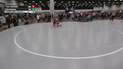 126 lbs Champ. Rd Of 64 - Josh Waufle, Paducah Tilghman High School Wrestling vs Coy Childers, Nebraska Elite Wrestling Club