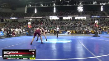 184 lbs Semifinal - Keegan Gehlhausen, Chadron St. vs Matt Weinberg, Kutztown