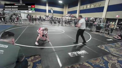 116 lbs Consi Of 16 #2 - Colton Gilbert, Thorobred vs Brodee Mason, Riverside Rascal