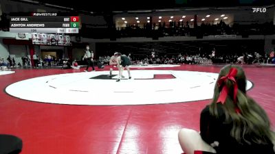 106 lbs Quarterfinals (8 Team) - JACE GILL, HINTON vs Ashton Andrews, PAWNEE