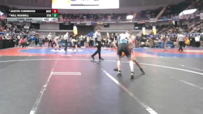 5A 126 lbs Cons. Semi - Austin Cummings, Montevallo vs Will Russell, Brewbaker Tech