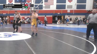 215 lbs Consy 4 - Adam Baloga, Burgettstown vs Ty Blasko, Derry Area