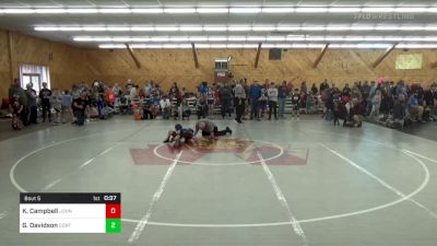 Round Of 16 - Kellan Campbell, Johnson City vs Grayson Davidson, Cortland