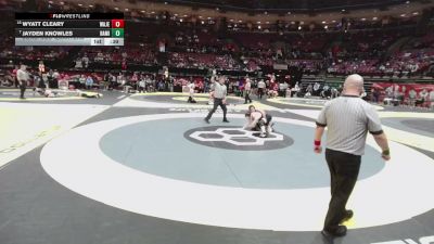 113 lbs Cons. Sub-quarters - Jayden Knowles, Hamilton vs Wyatt Cleary, Walsh Jesuit