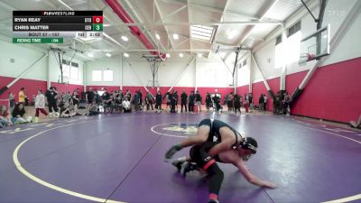 157 lbs Champ. Round 1 - Chris Matter, Cerritos College vs Ryan Reay, Utah Tech University