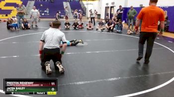 55 lbs Round 5 (6 Team) - Cole Blackwell, Palmetto State Wrestling Academy vs Ayden Williams, KC Elite
