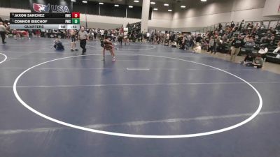 110 lbs Quarters - Connor Bischof, Pinnacle Wrestling Club vs Jaxon Sanchez, Reign Wrestling Club