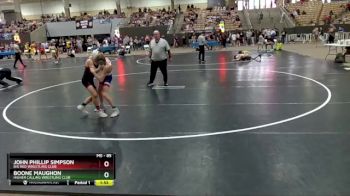 85 lbs Quarterfinal - BOONE MAUGHON, Higher Calling Wrestling Club vs John Phillip Simpson, Big Red Wrestling Club