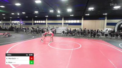 130 lbs Consi Of 16 #1 - Abigail Mardock, The Factory WC vs Alexus Rios, Blazers WC