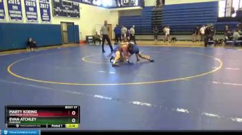 165 lbs Cons. Round 2 - Marty Koeing, Wisconsin-Platteville vs Evan Atchley, Dubuque