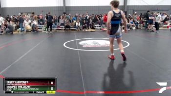 126 lbs Cons. Round 2 - Mikey Martinez, Eastern Oregon Elite vs Cooper Williams, South West Washington Wrestling Club