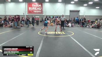 106 lbs Cons. Round 5 - Jackson Osburn, Machine Shed Wrestling vs Sawyer Frickman, Eastern Loudoun WC