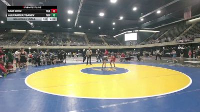 85 lbs Quarterfinal - Sam Cruz, Paulsboro vs Alexander Tsanev, Parkton