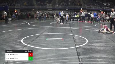 55 lbs Round Of 32 - Owen Brink, Punxsutawney vs Ethan Russo, Shikellamy