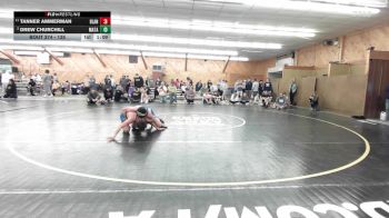 135 lbs Semifinal - Tanner Ammerman, Blandburg vs Drew Churchill, Matamoras
