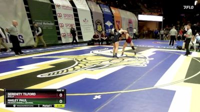 145 Class 2 lbs Cons. Round 2 - Hailey Paul, Francis Howell Central vs Serenity Tilford, Rolla