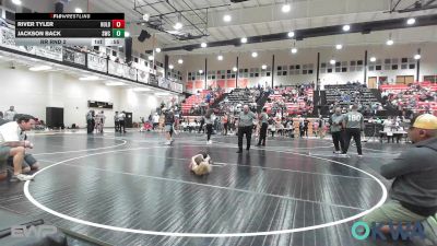52 lbs Rr Rnd 2 - River Tyler, Hulbert vs Jackson Back, Salina Wrestling Club