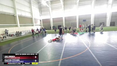 63 lbs Round 2 - Jag OBrien, Wasatch Wrestling Club vs Paxton Pitcher, Sanderson Wrestling Academy