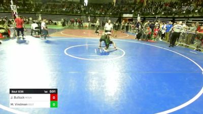 110 lbs Quarterfinal - Jake Bullock, Mount Olive vs Mason Vindman, South Plainfield