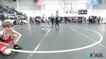 52 lbs Quarterfinal - Ryker Garrett, Duncan Demon Wrestling vs Raelynn Thacher, Aztec Grappling Academy