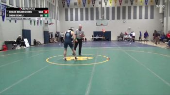 165 lbs 5th Place Match - Chase Brunscheen, Western Dubuque vs Dreni Zeneli, Cedar Rapids Jefferson