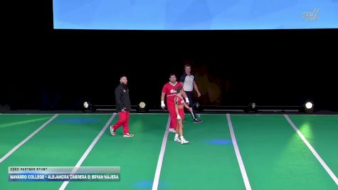 Navarro College - Alejandra Cabrera & Bryan Nájera [2026 Coed Partner Stunt] 2026 UCA & UDA College Cheerleading and Dance Team National Championship