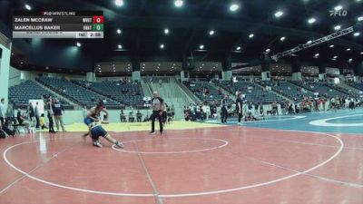 165 lbs Cons. Round 2 - Marcellus Baker, Unattached vs Zalen McCraw, WVU Tech (W.Va.), WV