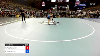 115 lbs Cons 64 #2 - Kara Fogelsanger, PA vs Leila Crawford, WA