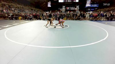 120 lbs Cons 32 #2 - Emma Bauknight, FL vs Emerson Gregg, IA