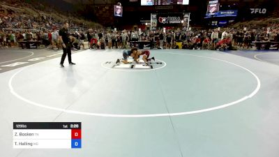 126 lbs Rnd Of 128 - Zac Bosken, TN vs Tanner Halling, MD