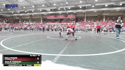 60 lbs Champ. Round 2 - Enalie Marquez, U-Town Hammers vs Kelli Moore, El Dorado