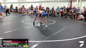 120 lbs Round 5 (8 Team) - Max Crouse, PA Alliance Red vs Anthony Montegari, Steller Trained