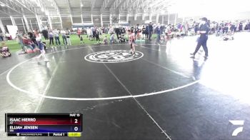 71 lbs 1st Place Match - Isaac Hierro, AZ vs Elijah Jensen, WA