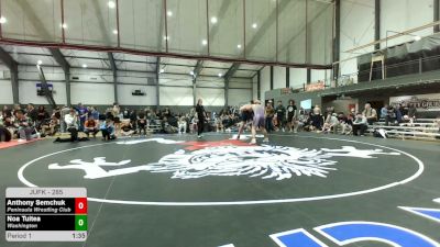 285 lbs Semis - Anthony Semchuk, Peninsula Wrestling Club vs Noa Tuitea, Washington