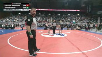 3A-113 lbs 1st Place Match - Kayson Grant, Cody vs Treysen Henderson, Lyman