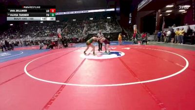 190 lbs Cons. Round 2 - Ava Zellmer, Laramie vs Olivia Tanner, Pinedale