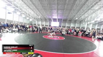 120 V 1st Place Match - Karson Shelley, Spanish Fork V vs Anthony Lopez, Volcano Vista V