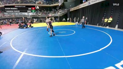 5A 144 lbs Quarterfinal - Andrew Purvis, North Richland Hills Birdville vs Jaxon Russell, Lubbock